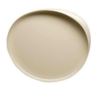 Beige Lake Wandleuchte von Foscarini: Moderne, runde Wandlampe für stimmungsvolle Beleuchtung im Innenbereich.